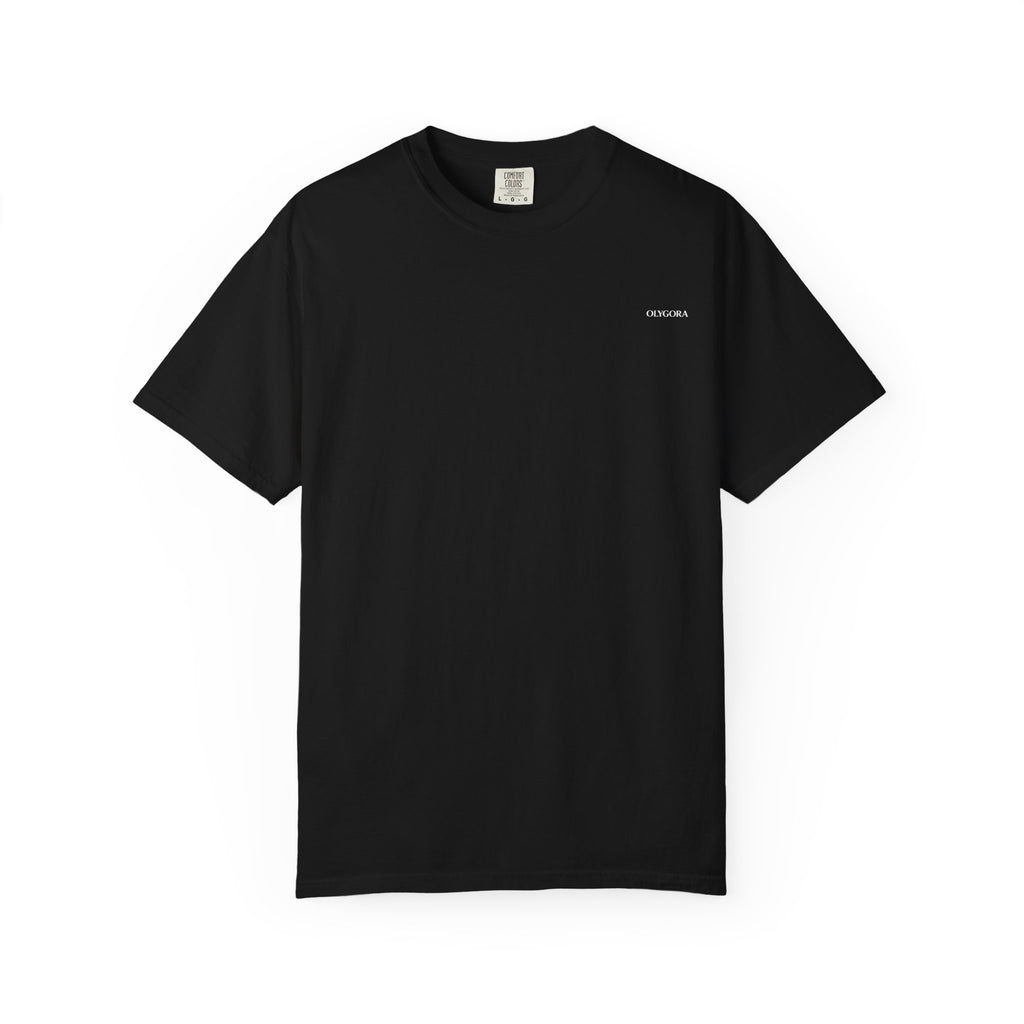 Unisex Minimalist Olygora T-Shirt, Washed Charcoal
