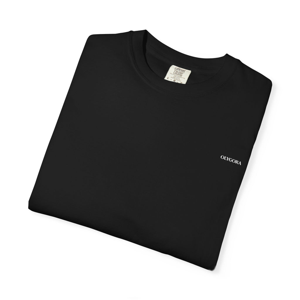 Unisex Minimalist Olygora T-Shirt, Washed Charcoal