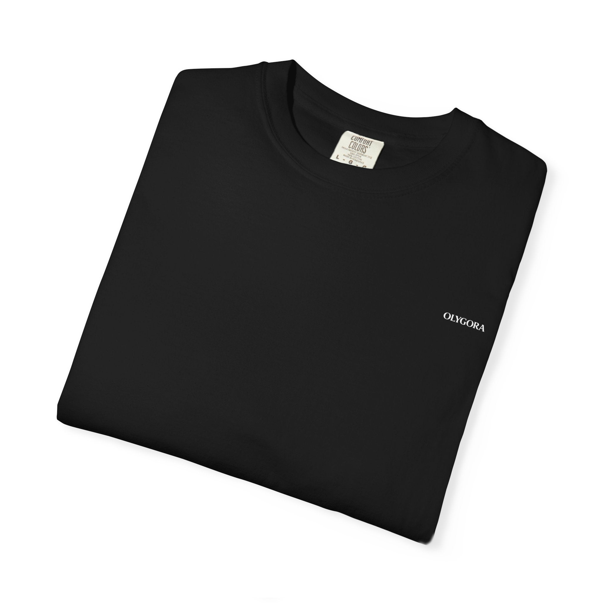Unisex Minimalist Olygora T-Shirt, Washed Charcoal
