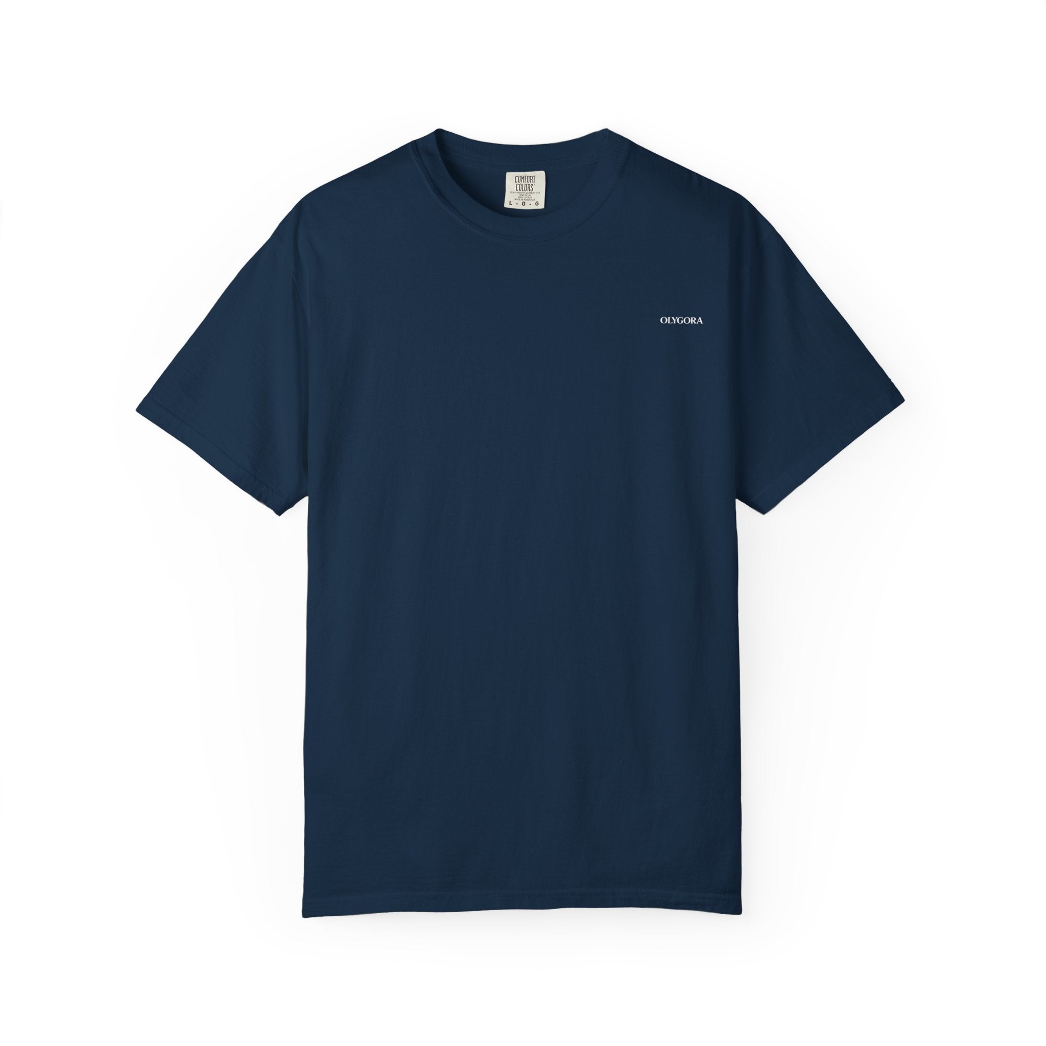 Unisex Minimalist Olygora T-Shirt, Washed Charcoal