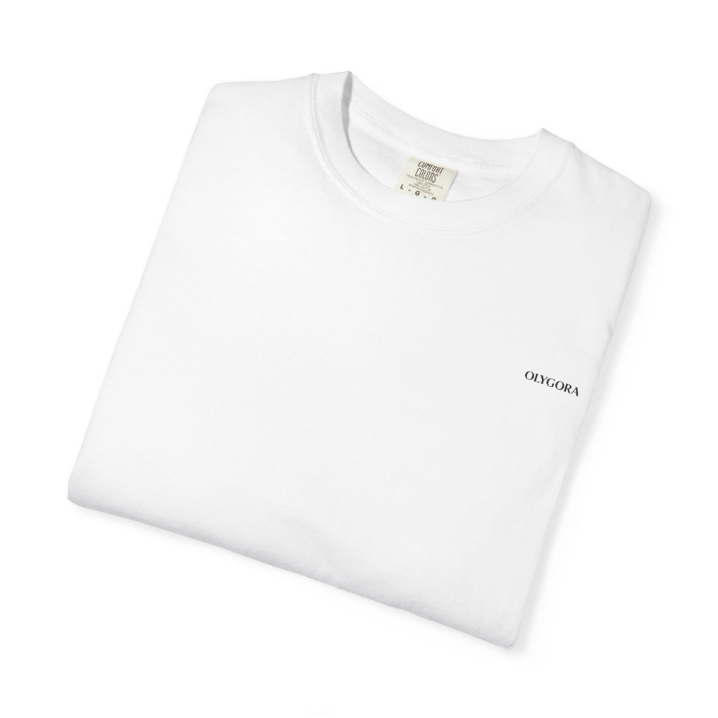 Unisex Olygora Minimalist White T-Shirt