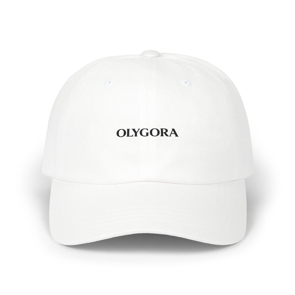 Olygora Minimal White Baseball Hat